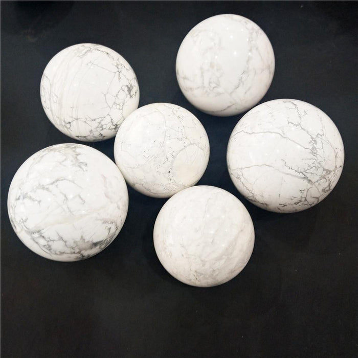 Howlite Spheres Wholesale 2-3in(5-7.5cm)