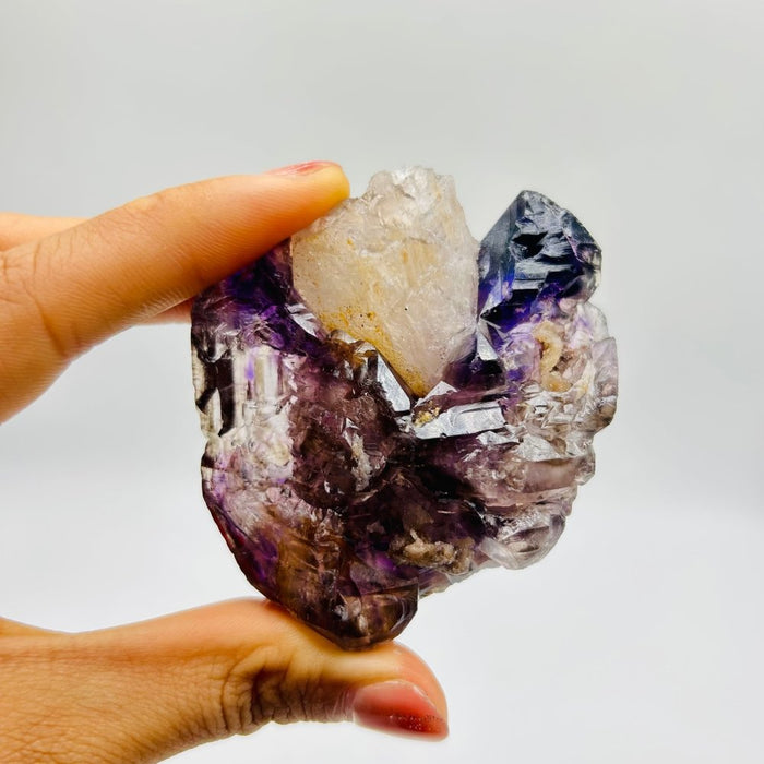 A02 Scepter Super7 Amethyst Enhydro Crystal