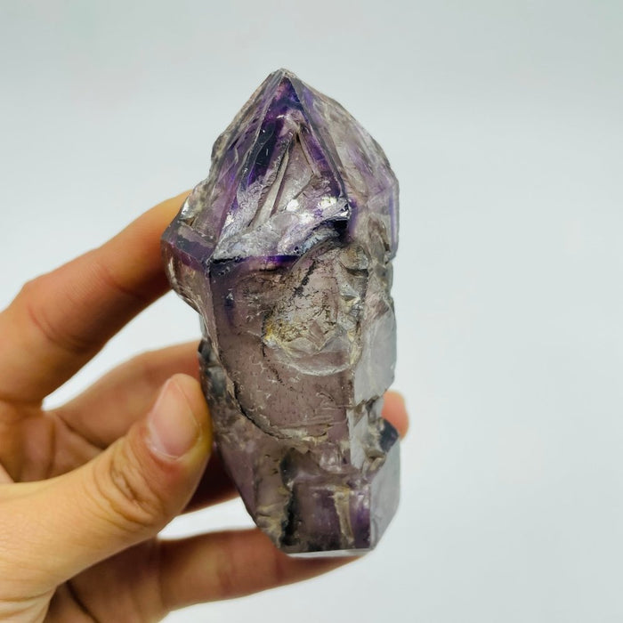 A48 Super7 Amethyst Enhydro Skeletal Crystal