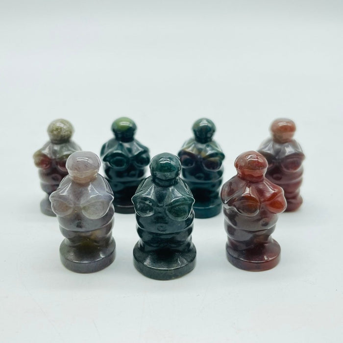 Africa Blood & Ocean Jasper Goddess Carving Wholesale