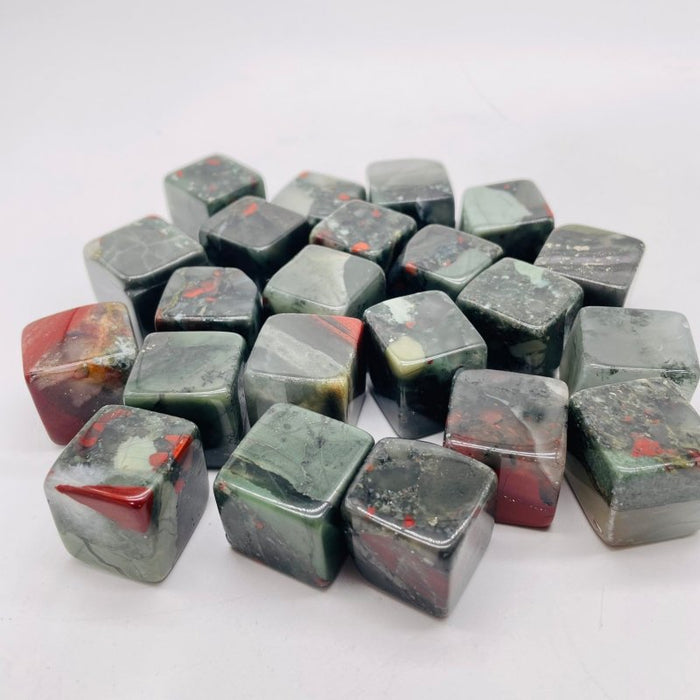 Africa Blood Stone Cube Tumbled Wholesale
