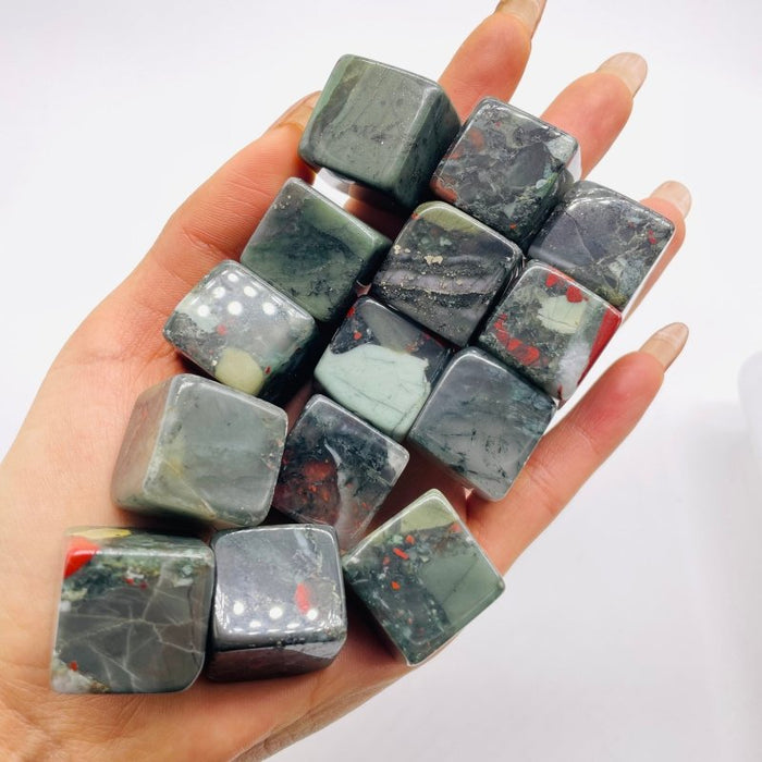 Africa Blood Stone Cube Tumbled Wholesale