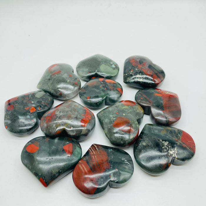 Africa Blood Stone Heart Crystal Wholesale