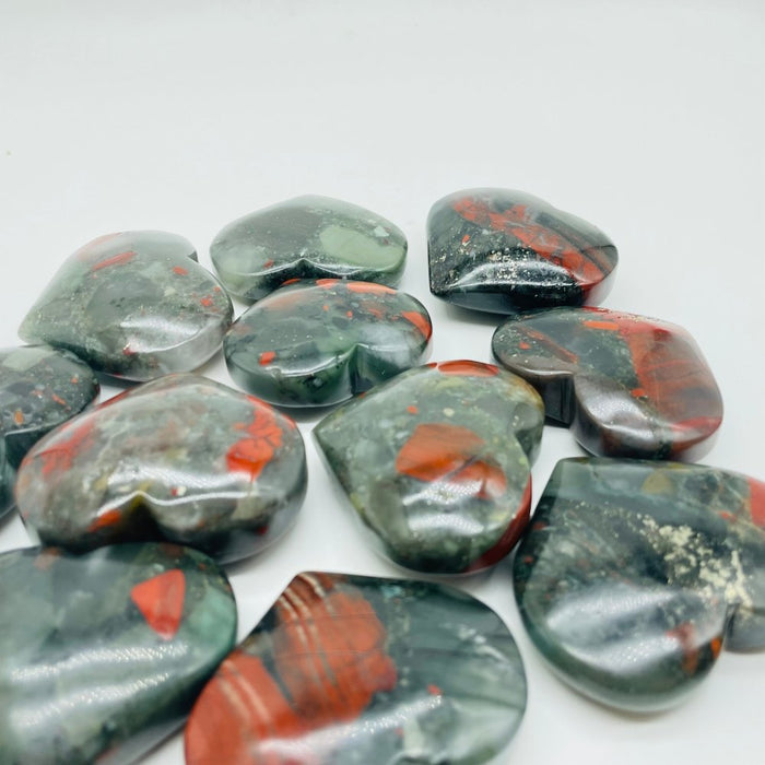 Africa Blood Stone Heart Crystal Wholesale