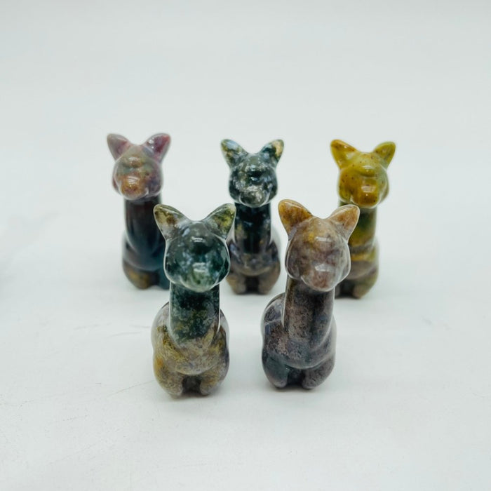 Alpaca Carving Wholesale Ocean Jasper Moss Agate