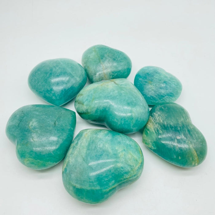 Amazonite Large Heart Wholesale