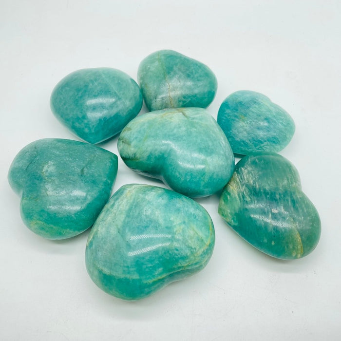 Amazonite Large Heart Wholesale