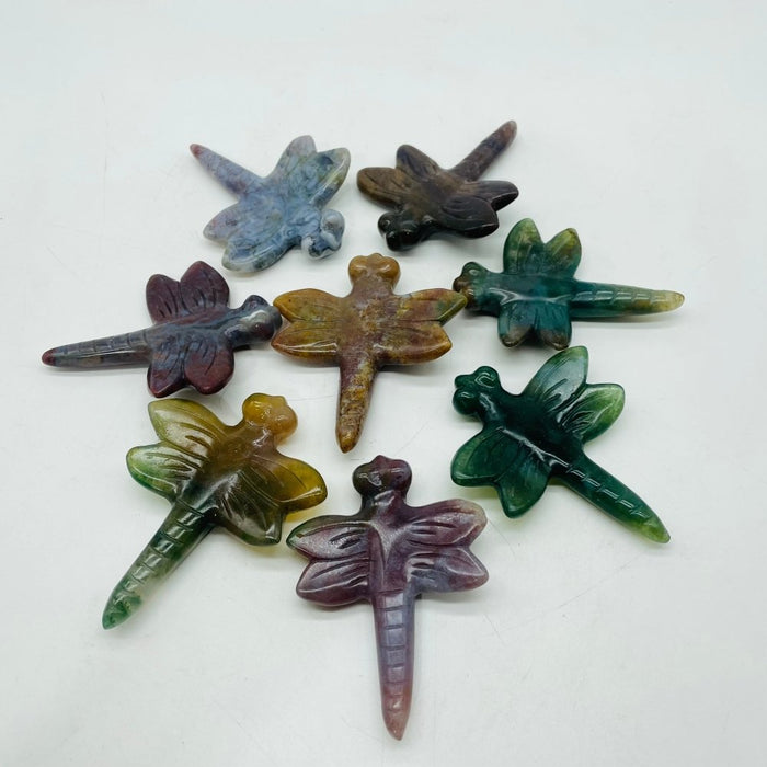 Ocean Jasper Dragonfly Carving Wholesale