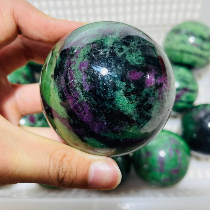 15 Pieces Beautiful Ruby Zoisite Spheres