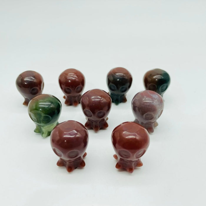 Beautiful Ocean Jasper Octopus Carving Wholesale