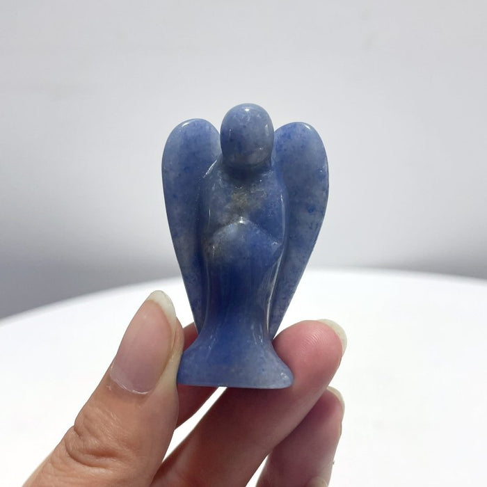 Blue Aventurine Angel Carving Wholesale