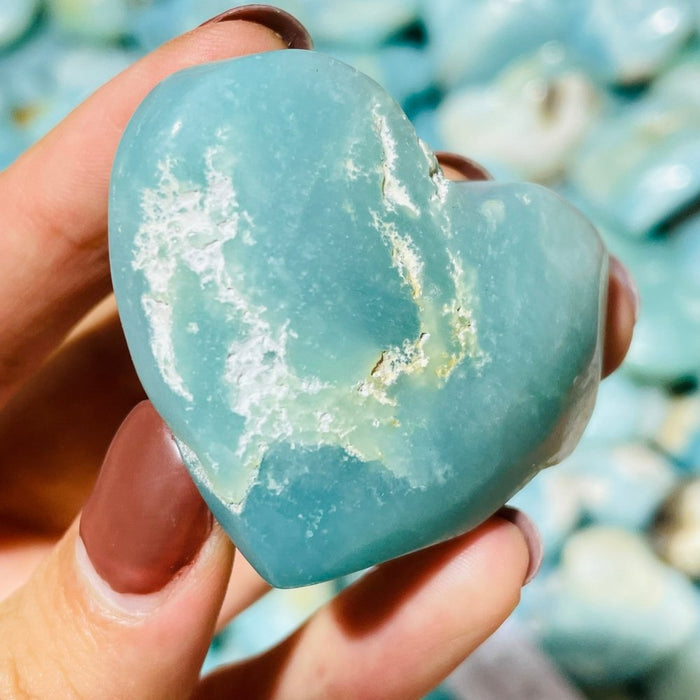 Caribbean Calcite Heart Crystal Wholesale