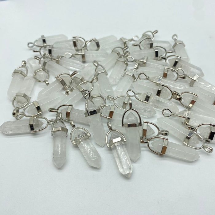 Clear Quartz Double Points Pendant Crystal Wholesale