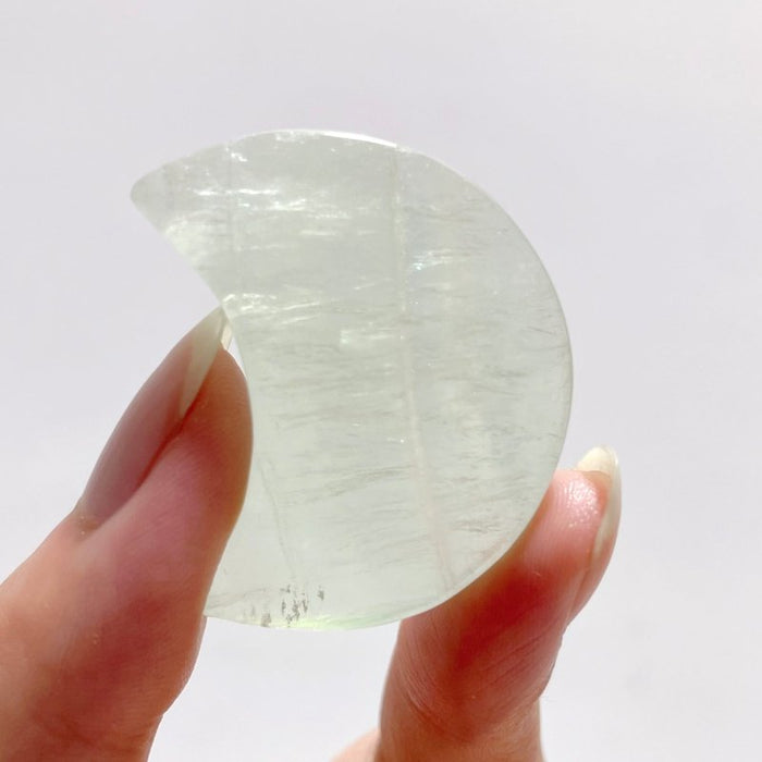 Colorful Fluorite Moon Carving Wholesale