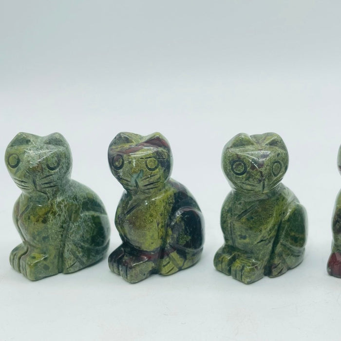 Dragon Blood Stone Cat Carving Wholesale
