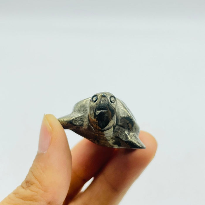 Pyrite Sea Turtle Carving Wholesale