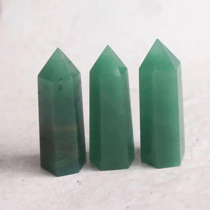 Green Aventurine Point Tower 2-3.6in Wholesale