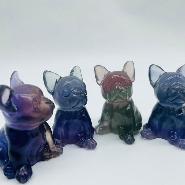 Fluorite Dog Carving Wholesale