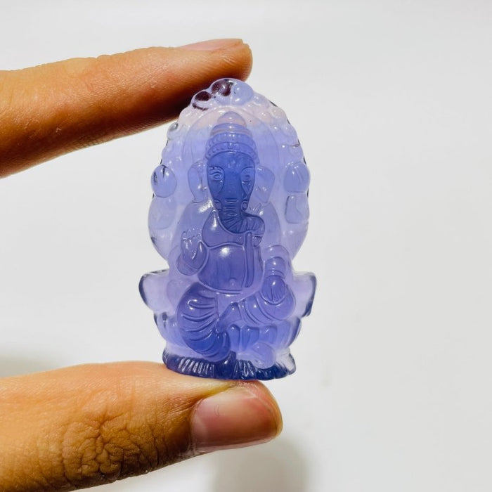Fluorite Ganesha Carving Wholesale