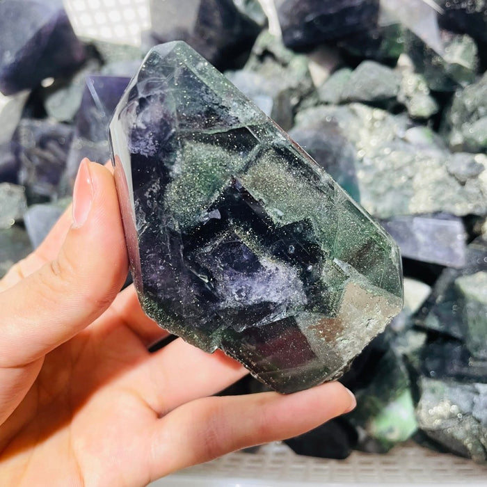 Fluorite Mixed Sparkly Pyrite Freeform Wholesale