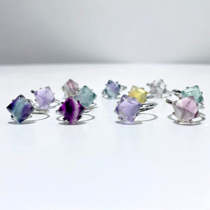 Fluorite Square Ring Wholesale