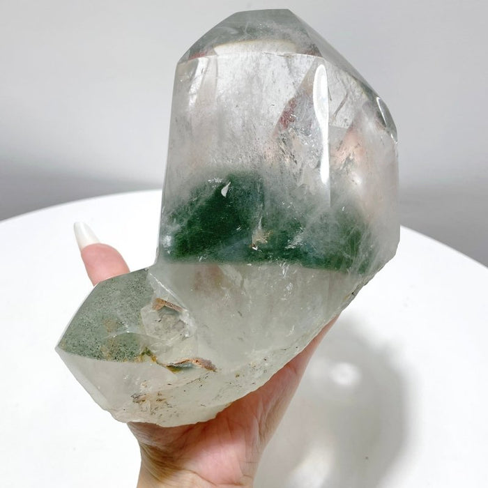 Garden Quartz Polished Raw Side Ornament