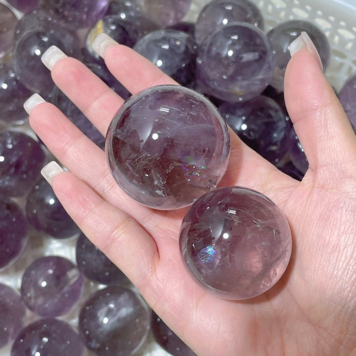 God's Fingerprint Amethyst Light Purple Spheres Wholesale