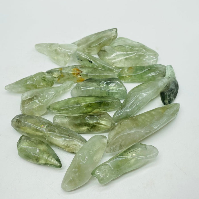 Green Amethyst Polished Free Form Wholesale