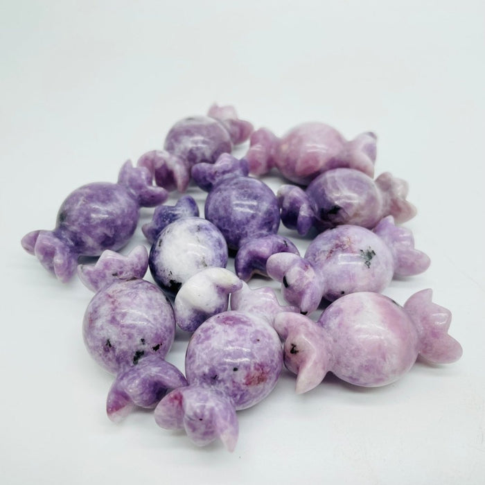 Green Aventurine Lepidolite Candy Carving Wholesale