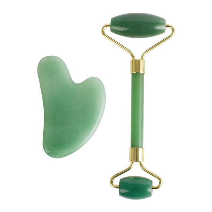 Green Aventurine Roller Gua Sha A Set Wholesale Stunning Box Set perfect for Gift