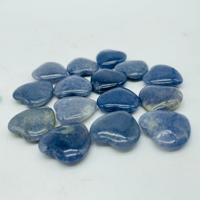 Green & Blue Aventurine Heart DIY Pendant Wholesale