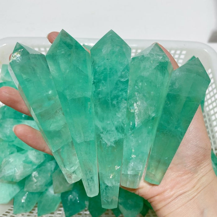 Green Fluorite Scepter Magic Wand Wholesale