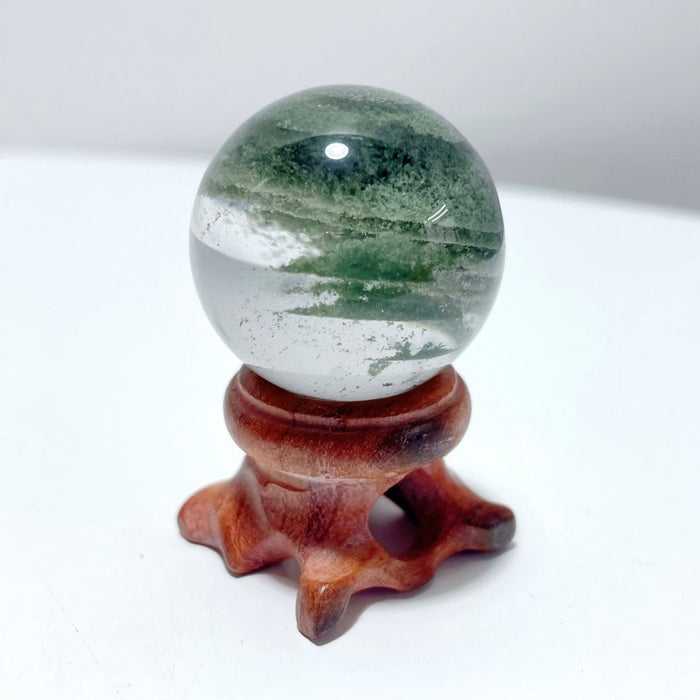 Green Garden Quartz Sphere