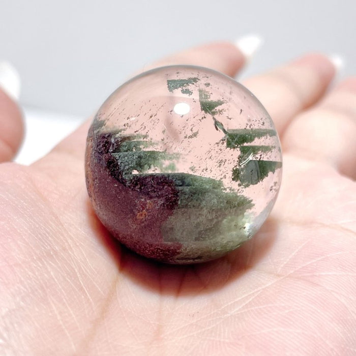 Green Garden Quartz Sphere