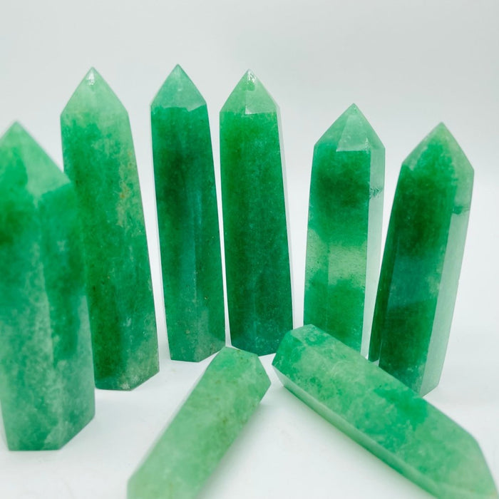 Green Strawberry Quartz Tower Points Crystal Wholesale