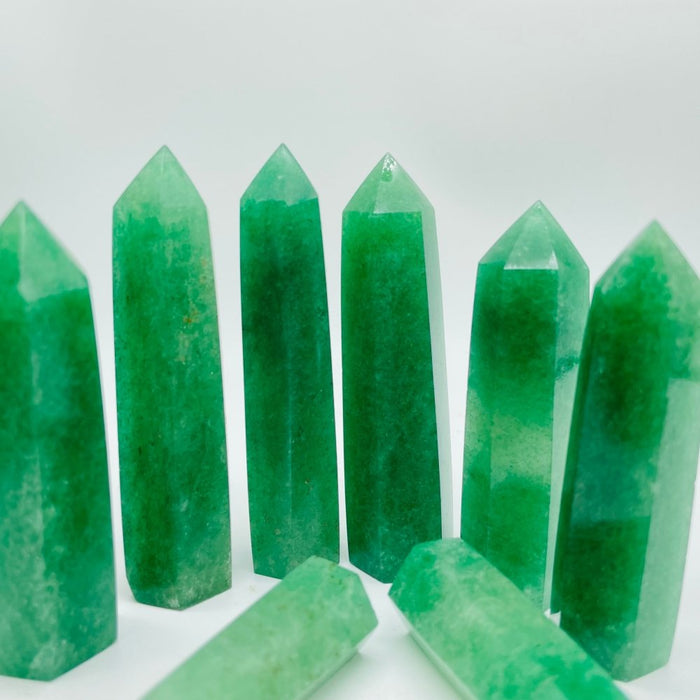 Green Strawberry Quartz Tower Points Crystal Wholesale