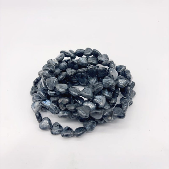 Heart Bracelet Crystal Wholesale Tiger Eye Sodalite Larvikite Yellow Agate