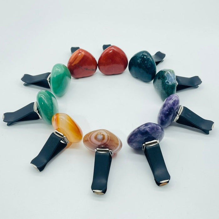 Heart Shape Crystal Car Air Vent Clips Car Accessories