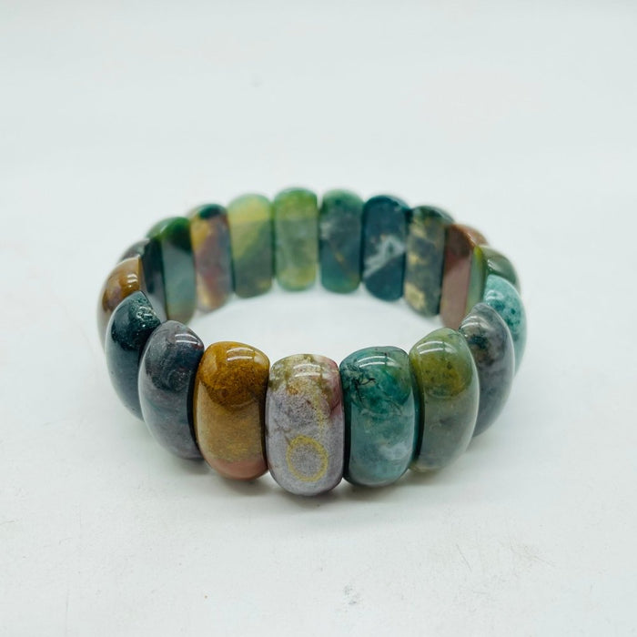 Hematite & Ocean Jasper Bracelet Crystal Wholesale