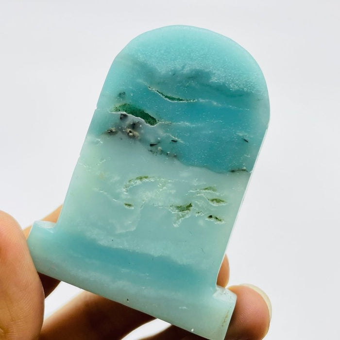 (Here Lies My Last Fuck Tomb Stone Funny)Caribbean Calcite Shape Carving Wholesale