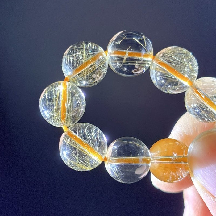 High Grade Rutile Crystal Bracelet(HGUB17)