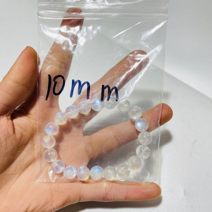 High Grade Sri Lanka Clear Moonstone Crystal Bracelet (HGUB03)