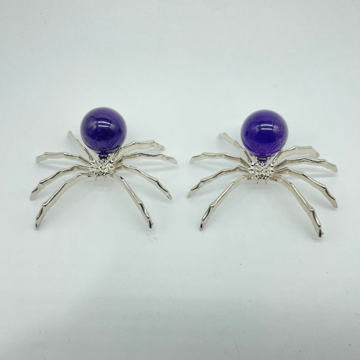 High Quality Amethyst Crystal Sphere Spider Wholesale