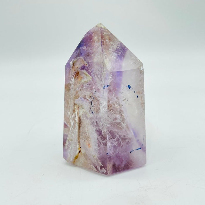 High Quality Amethyst Enhydro Quartz Tower With Moving Bubble