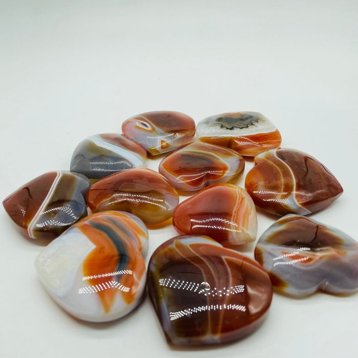 High Quality Carnelian Heart Crystal Wholesale
