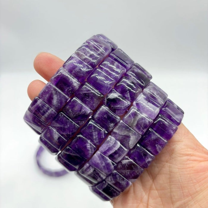 High quality Chevron Amethyst Bracelet Crystal Wholesale