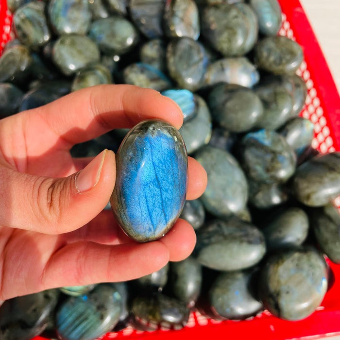 High Quality Dark Labradorite Tumbled Wholesale
