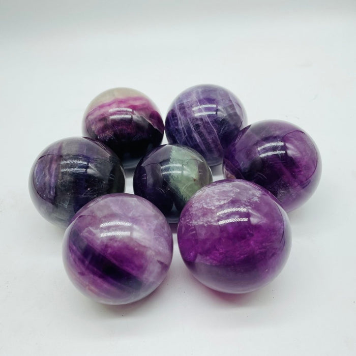 High Quality Deep Purple Fluorite Spheres Ball Wholesale