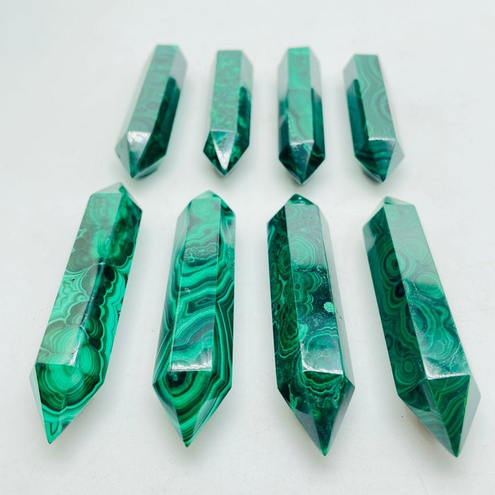 High Quality Double Points Malachite Tower Wholesale