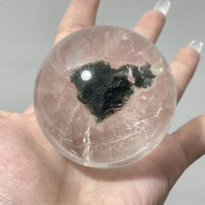 High Quality Garden Quartz Lodolite Sphere